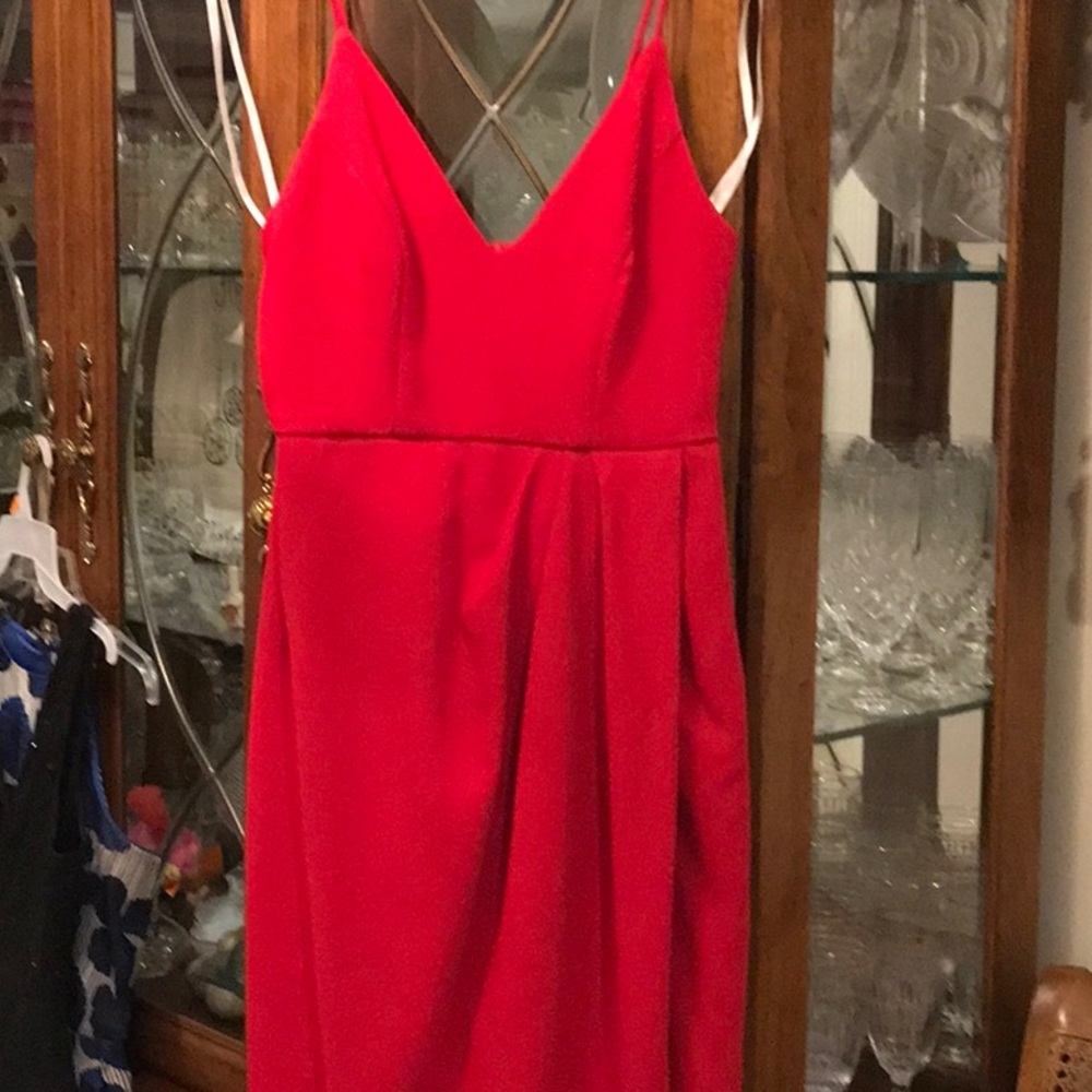 Xscape long dress, red 4 - Picture 2 of 6